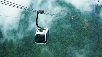 Cable Car up Fansipan Mountain